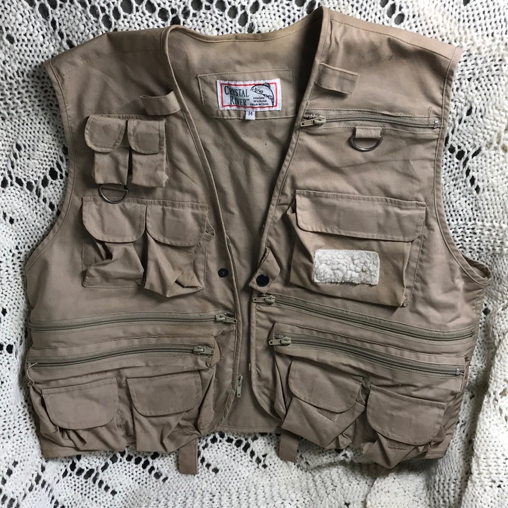 Men’s Medium Crystal River fishing vest